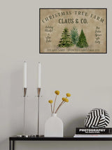 Vintage Christmas tree farm (1) Poster och Canvastavla