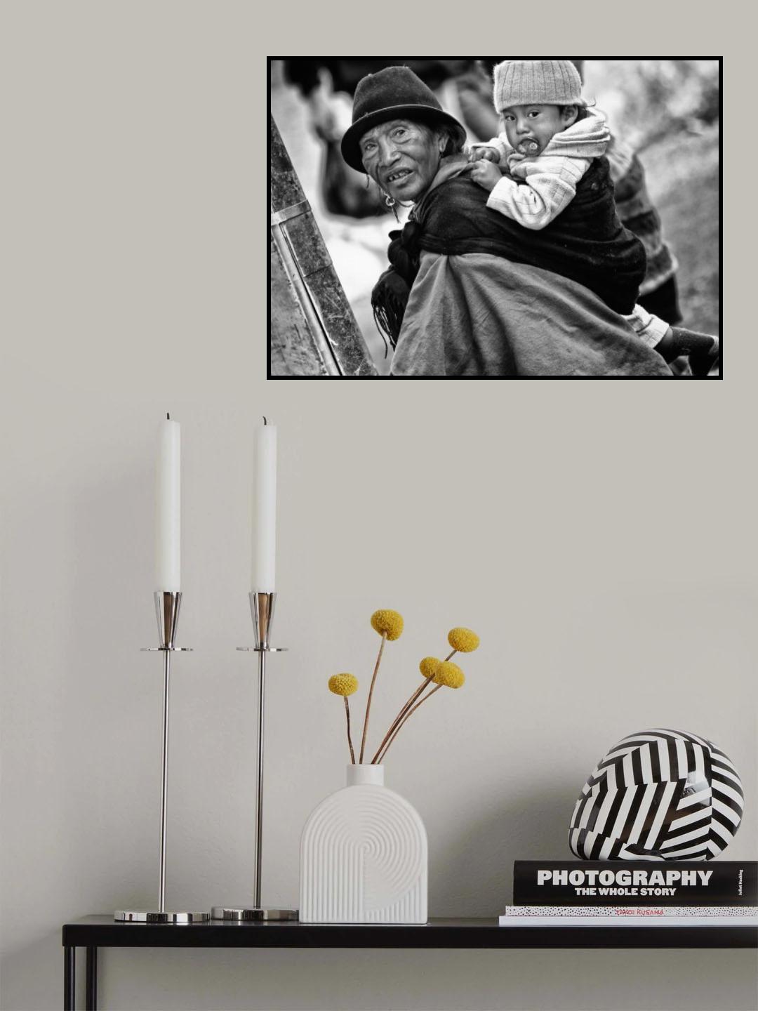 Grandma..look ! Poster och Canvastavla