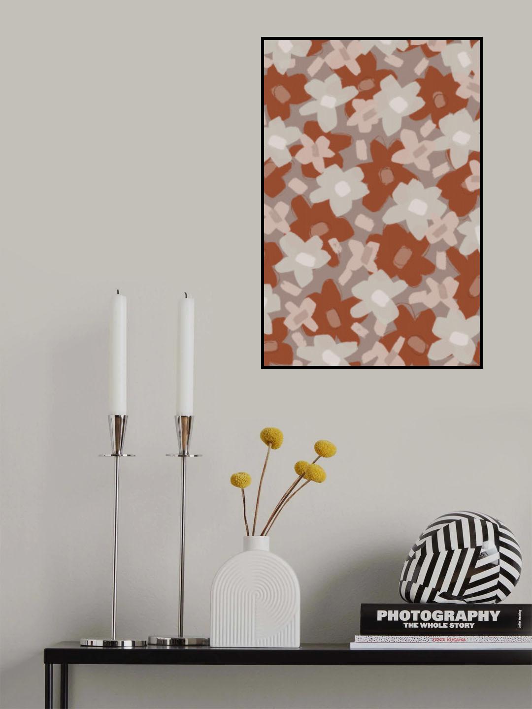 Cute Flowers Poster och Canvastavla