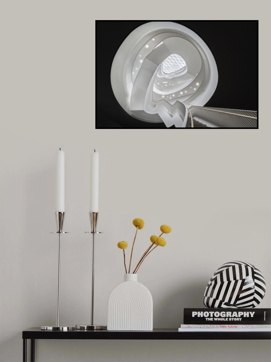 white Poster och Canvastavla