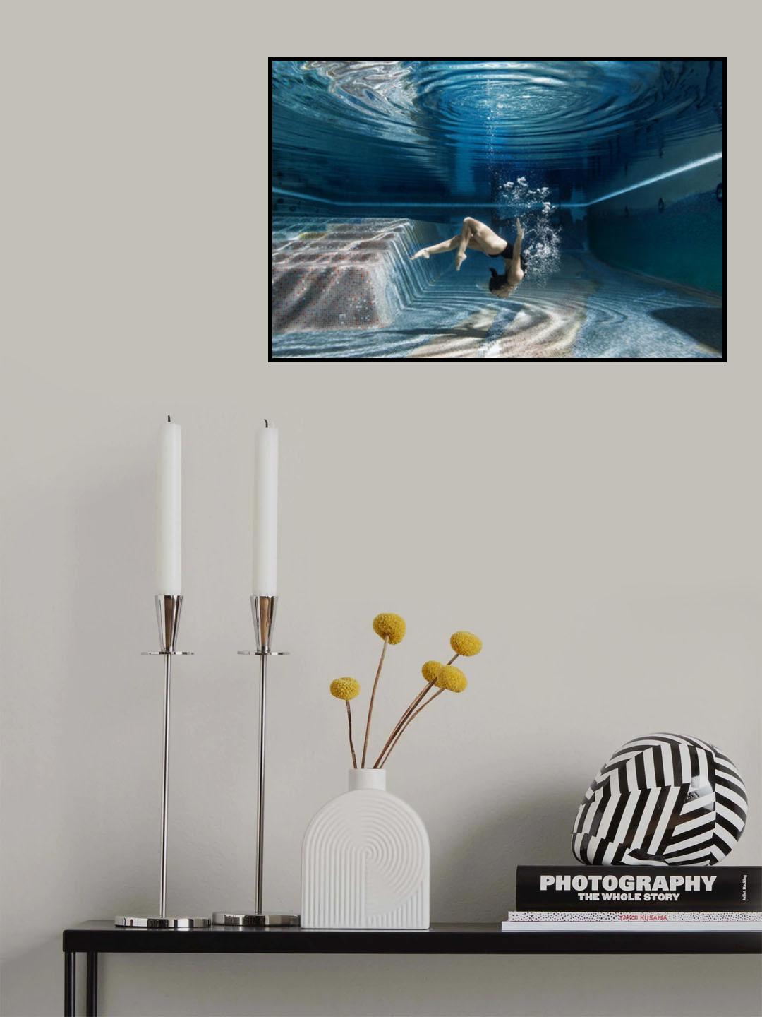 Swimming Inside Poster och Canvastavla