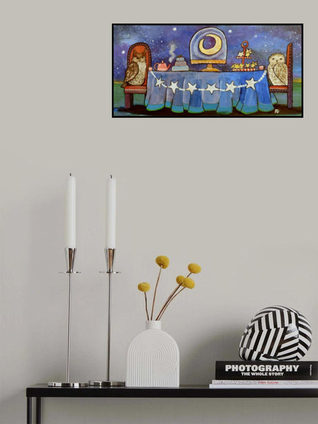 Moonlight Tea Party Poster och Canvastavla