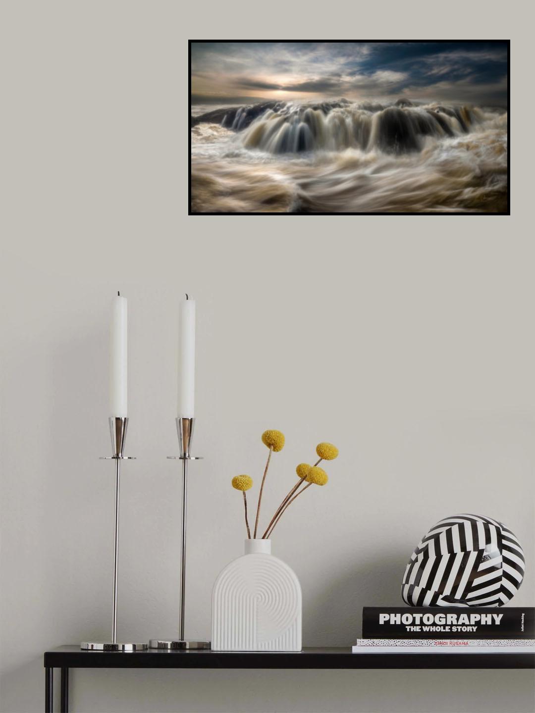 The falls in the sea... Poster och Canvastavla