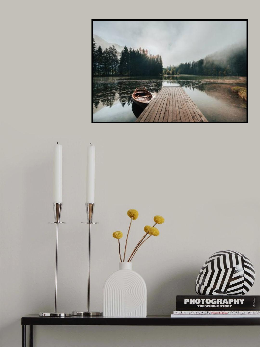 Foggy morning Poster och Canvastavla