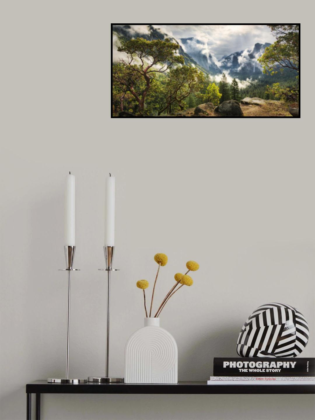 Tunnel View Poster och Canvastavla