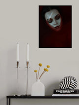 Red Moon Poster och Canvastavla