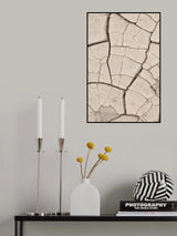 Clay wall_beige Poster och Canvastavla