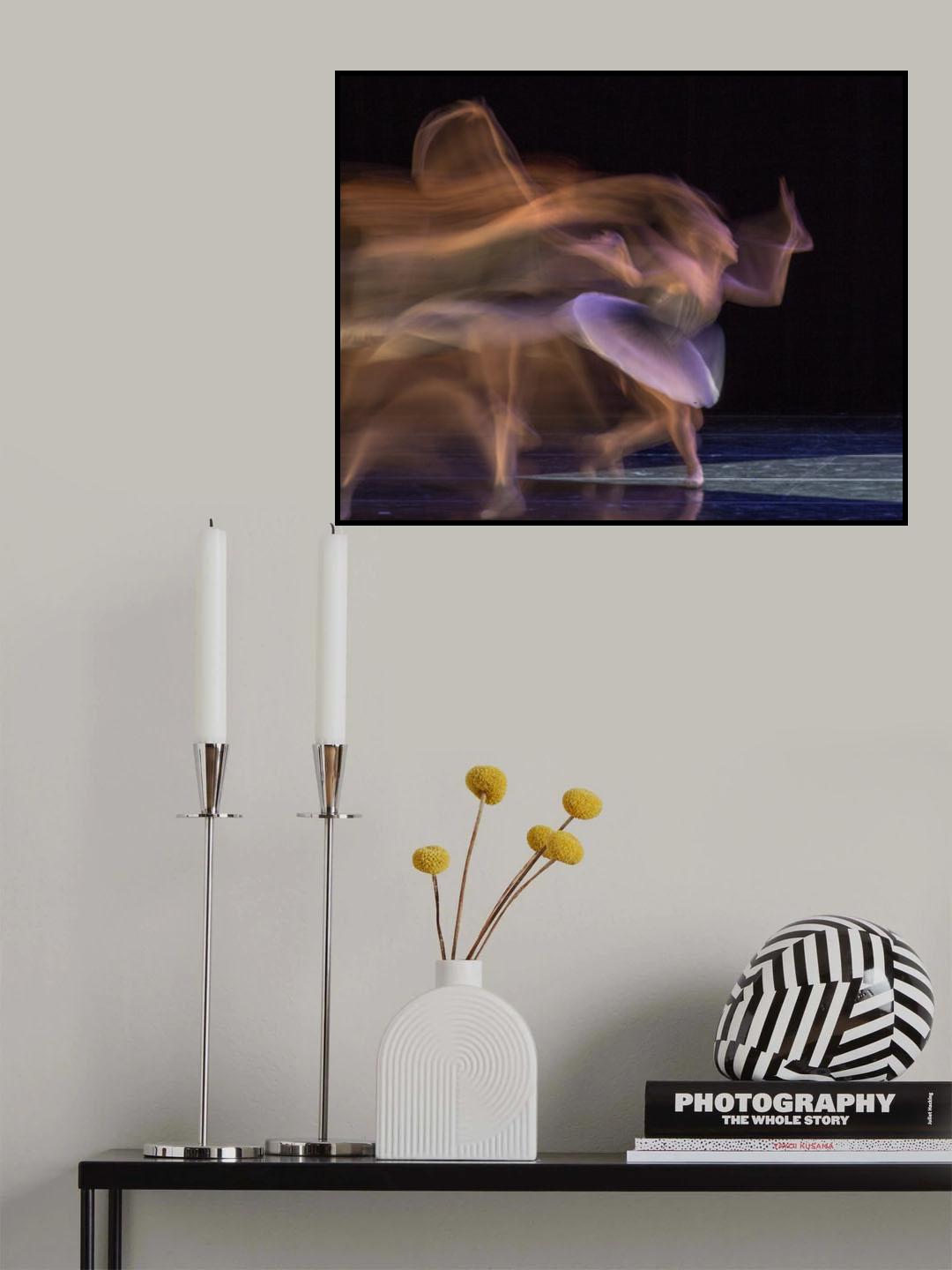 Dancer in Slow Motion Poster och Canvastavla