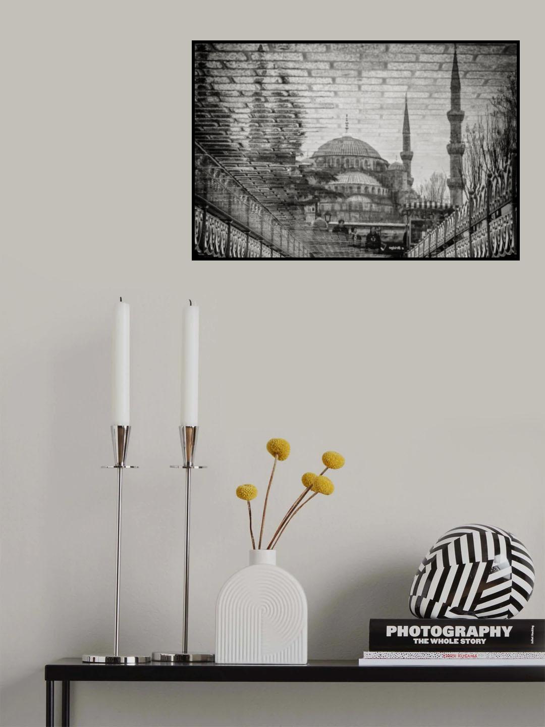 The Blue Mosque II Poster och Canvastavla