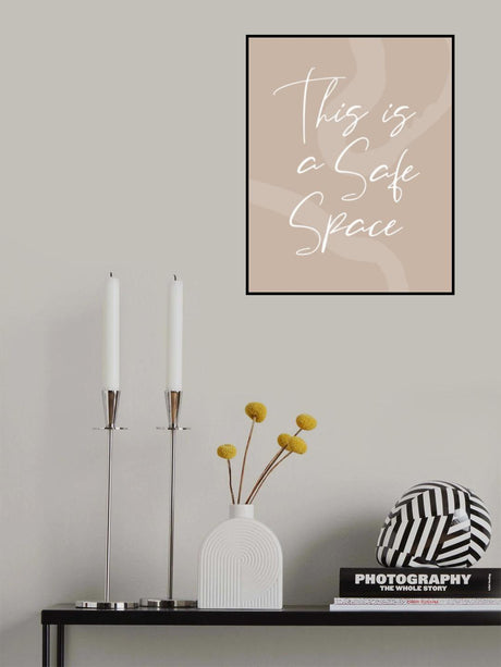 This Is a Safe Space No2 Poster och Canvastavla