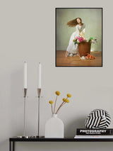 Flower Girl Poster och Canvastavla