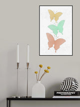 Light Butterflies Poster och Canvastavla
