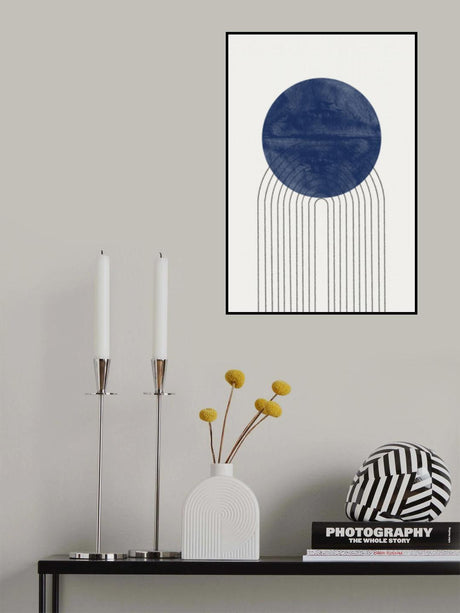 Blue Moon No2. Poster och Canvastavla