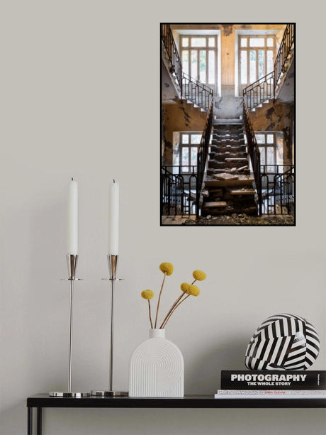 Broken Staircase Poster och Canvastavla