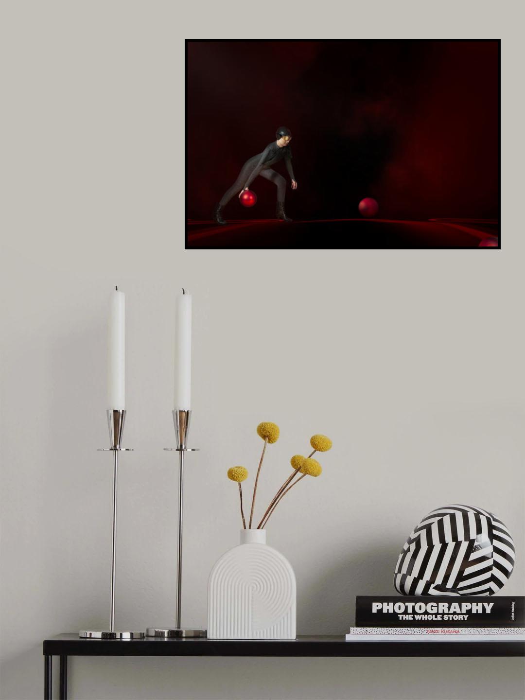 Space bowling Poster och Canvastavla