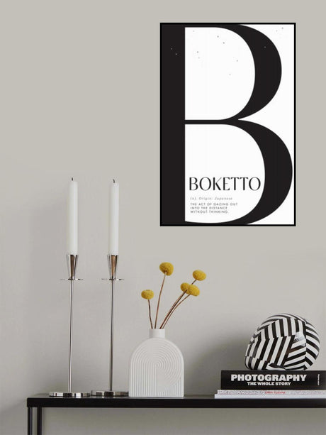Boketto definition gazing out into the distance Poster och Canvastavla