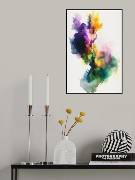 Vibrant Smoke Poster och Canvastavla