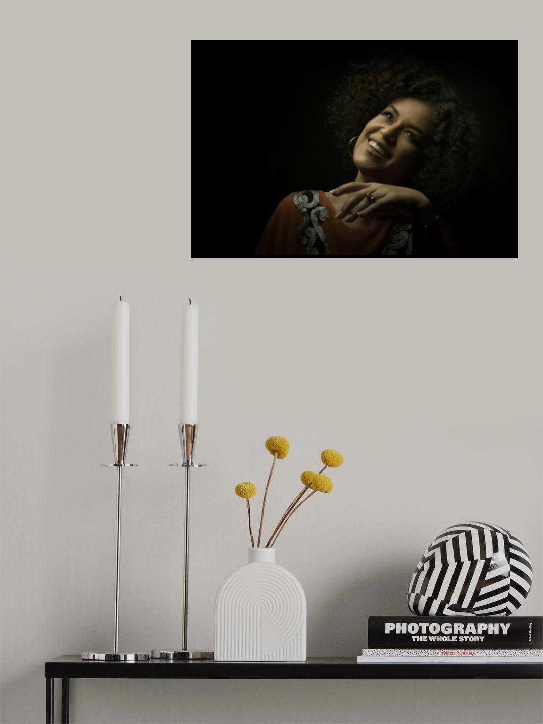 Persian Girl Poster och Canvastavla