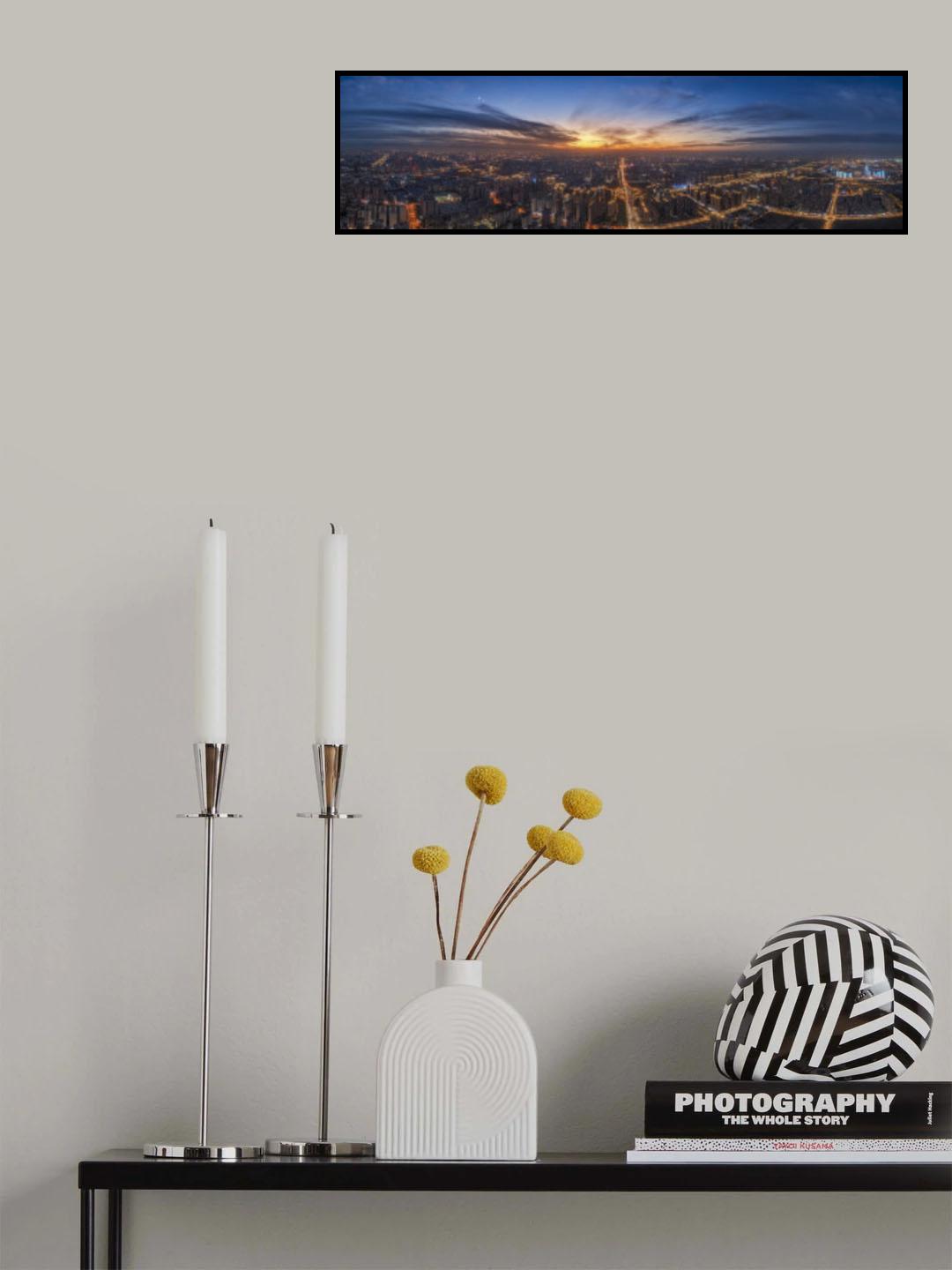 西安城区全景 Poster och Canvastavla