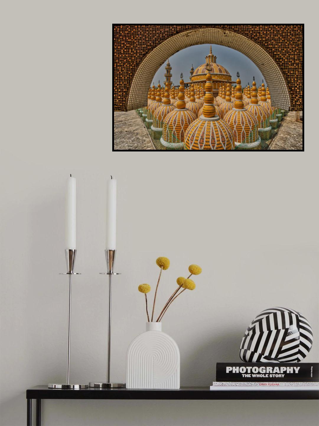 201 Dome Mosque Poster och Canvastavla