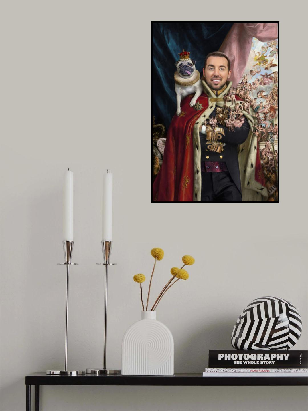 Golden Heart Poster och Canvastavla