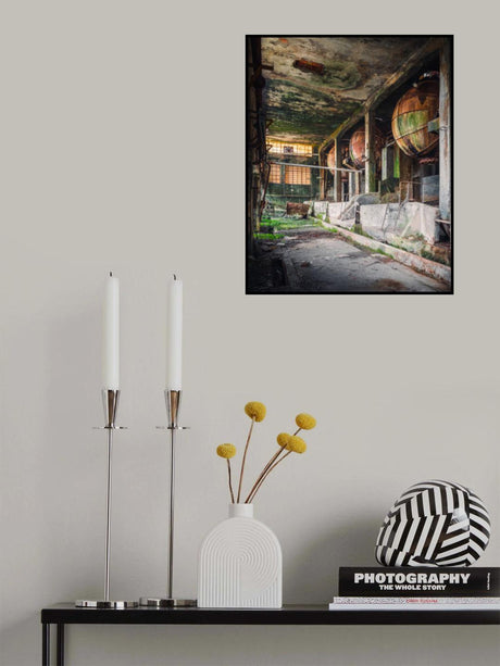 Rusty Industrial Balls Poster och Canvastavla