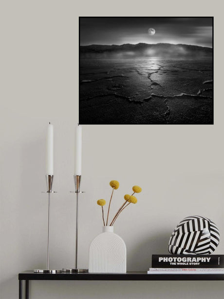 Moonrise Death Valley Poster och Canvastavla