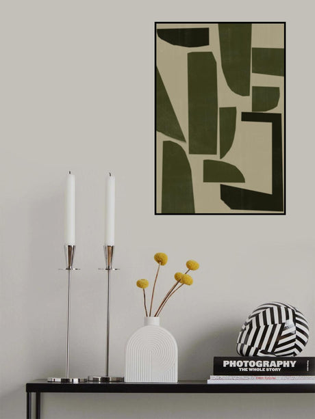 Green Composition _3 Poster och Canvastavla