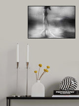 '...I met her sadly, in the lonely falling rain...' Poster och Canvastavla