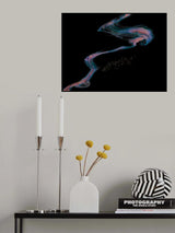 flamingos in a Galaxy 3 Poster och Canvastavla