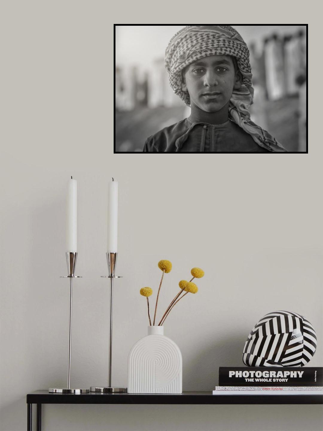 Omani boy Poster och Canvastavla