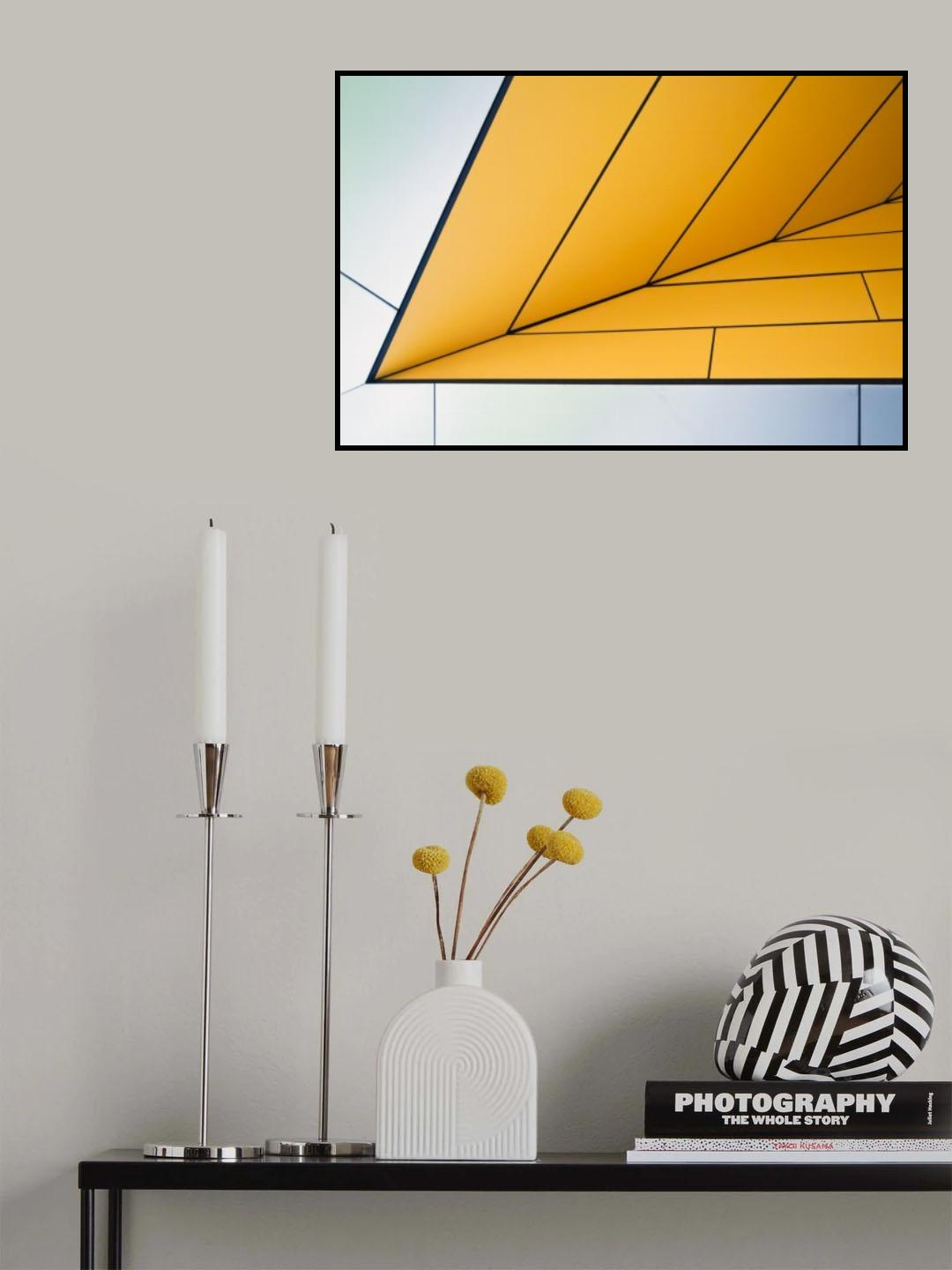 yellow dart Poster och Canvastavla