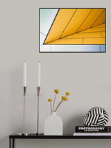 yellow dart Poster och Canvastavla