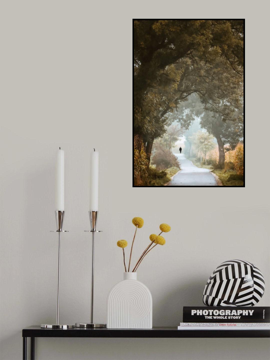 forest walk Poster och Canvastavla