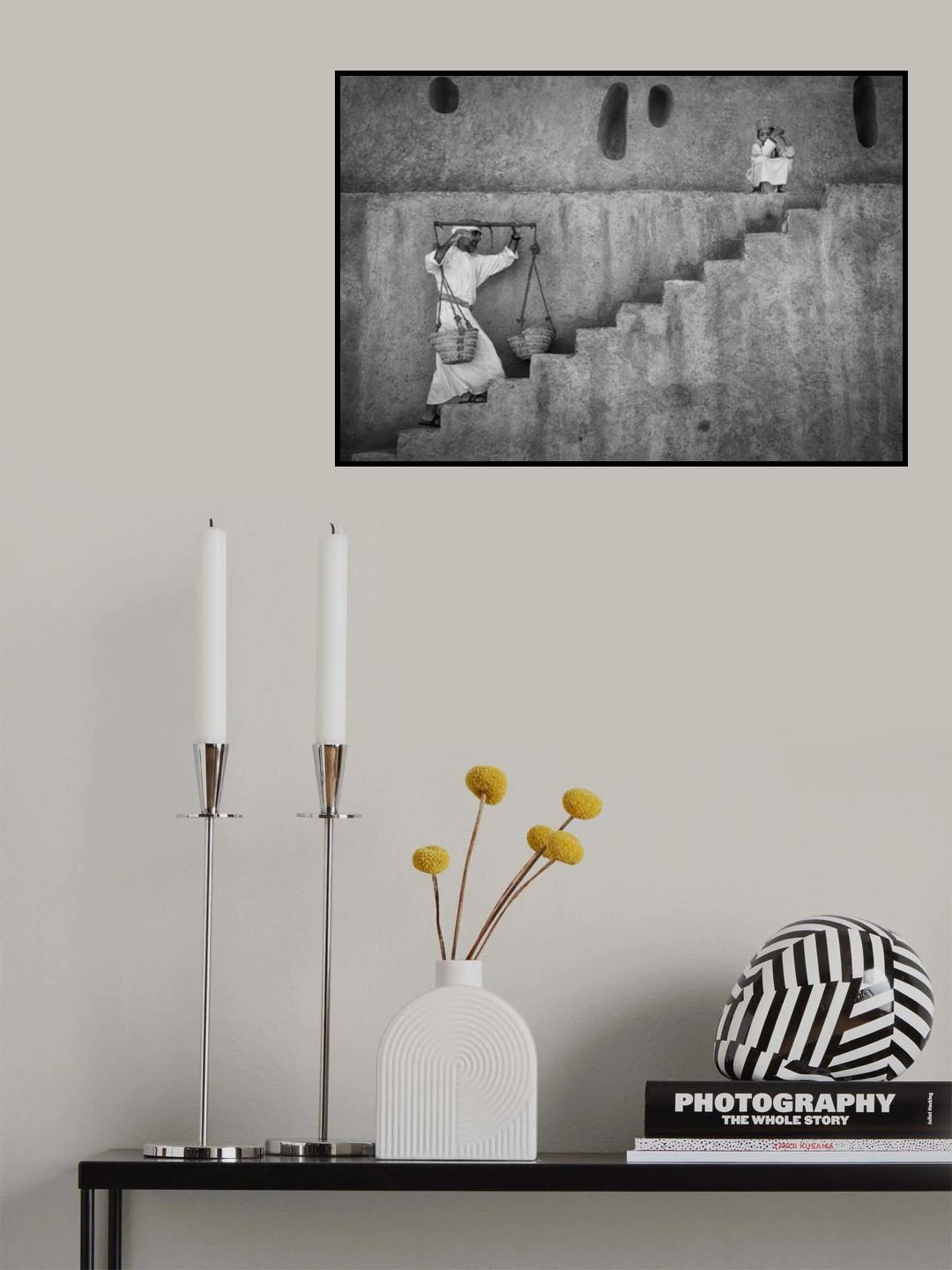 Walking in the stairs Poster och Canvastavla