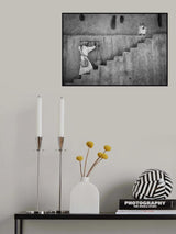 Walking in the stairs Poster och Canvastavla