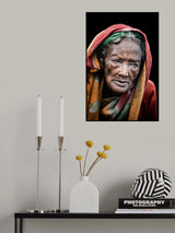 Old woman of the Konso Poster och Canvastavla