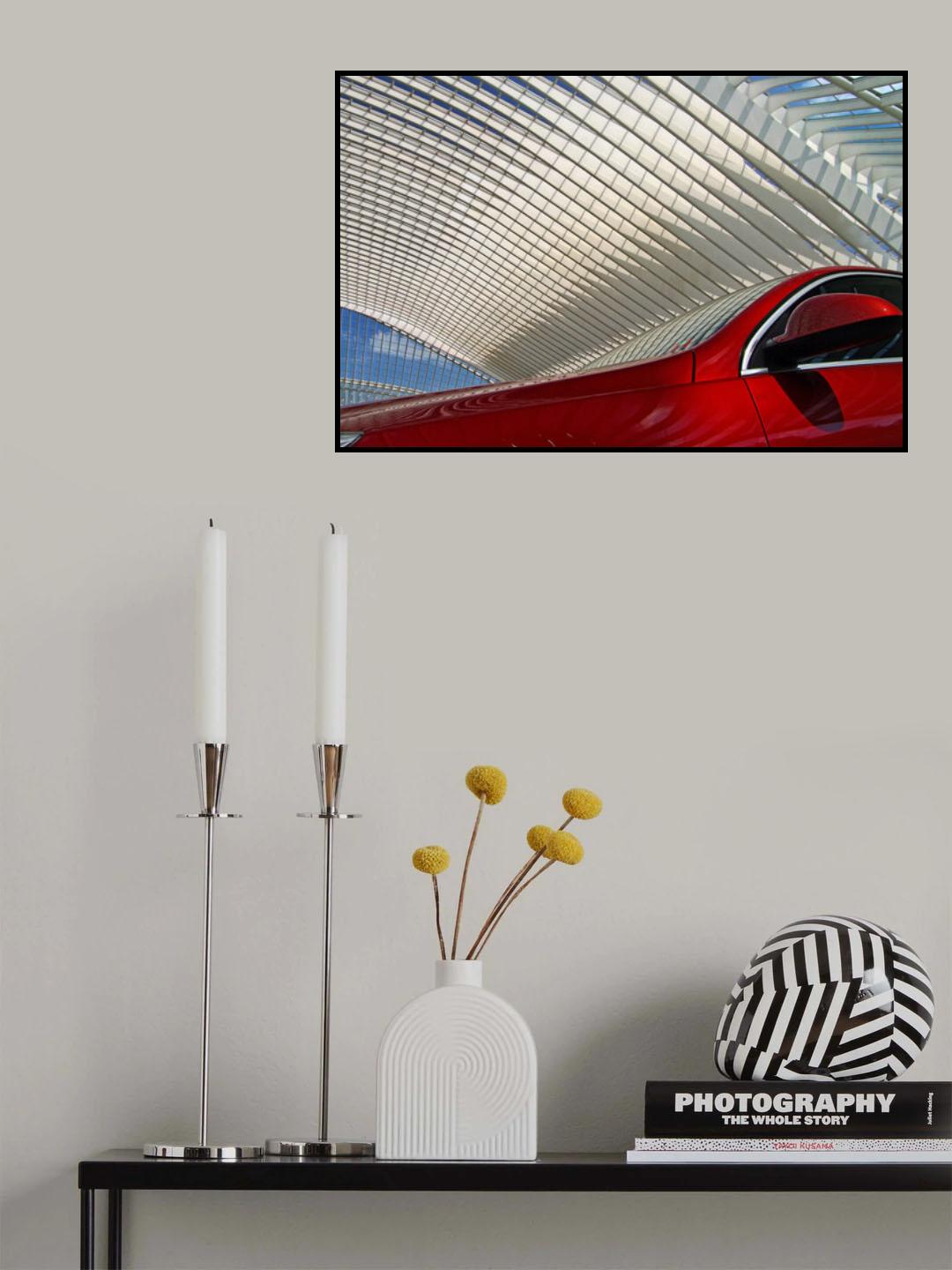 on the red side Poster och Canvastavla
