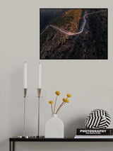 Mountain School Bus Poster och Canvastavla