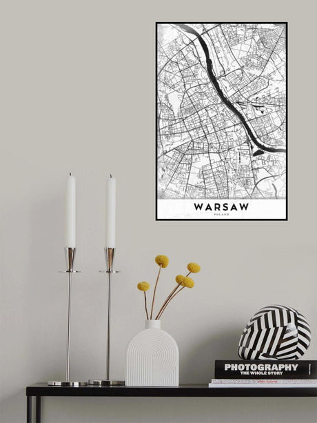 Warsaw Poster och Canvastavla