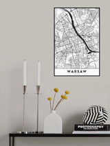 Warsaw Poster och Canvastavla