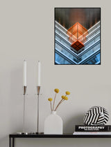 The orange cube Poster och Canvastavla