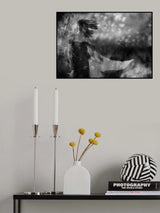And she came to me one morning, her long hair flowing in the mid-winter wind.... Poster och Canvastavla