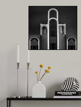 Rhythm in white Poster och Canvastavla
