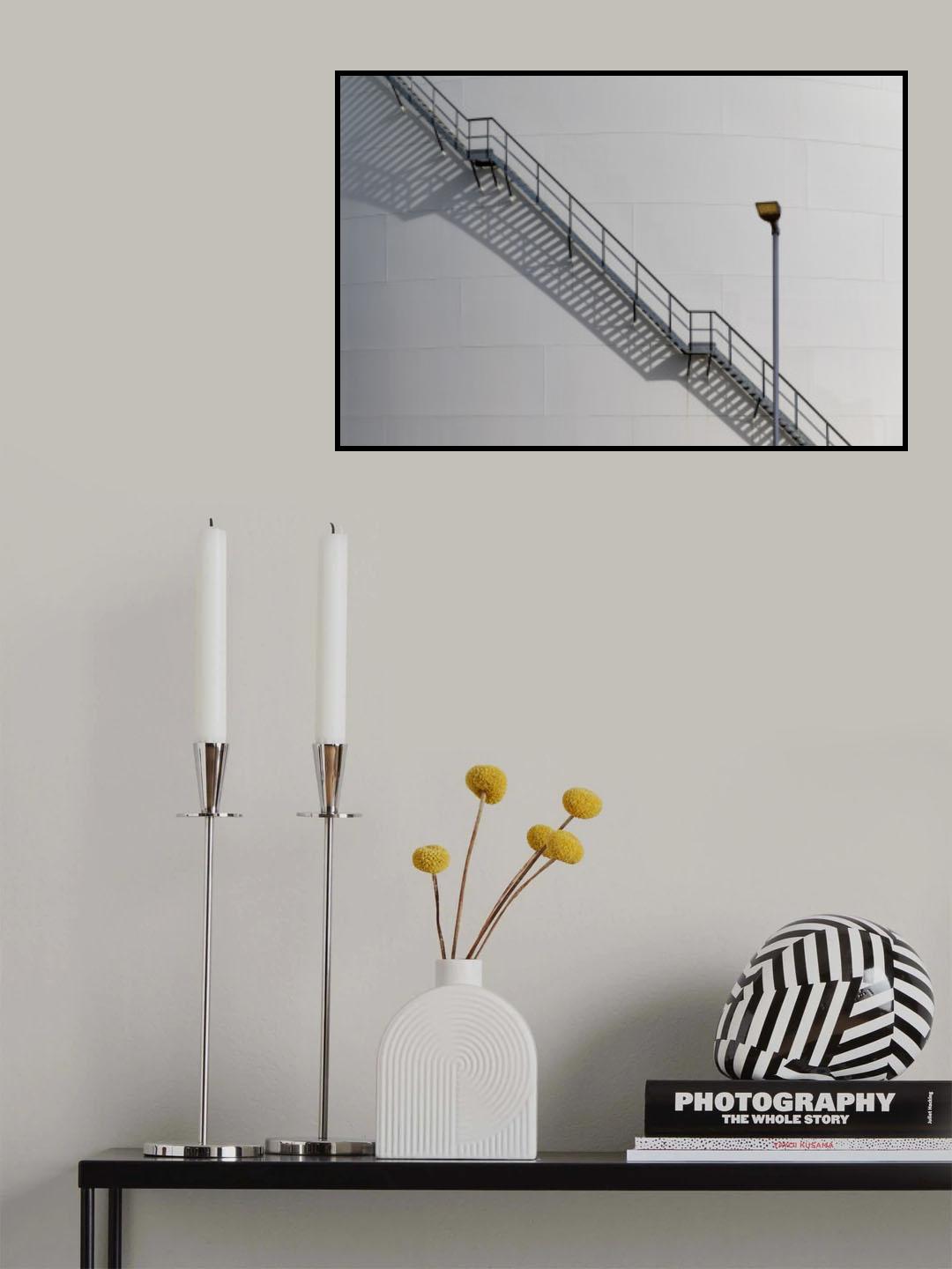 - Industrial Staircase II - Poster och Canvastavla