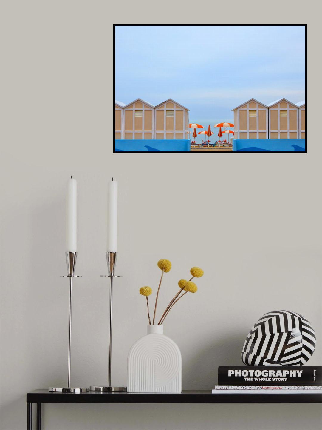 Ombrelloni Poster och Canvastavla