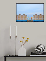 Ombrelloni Poster och Canvastavla