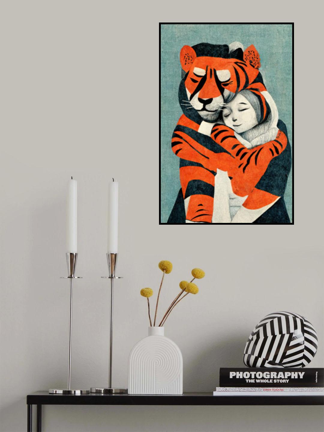 My Tiger And Me Poster och Canvastavla