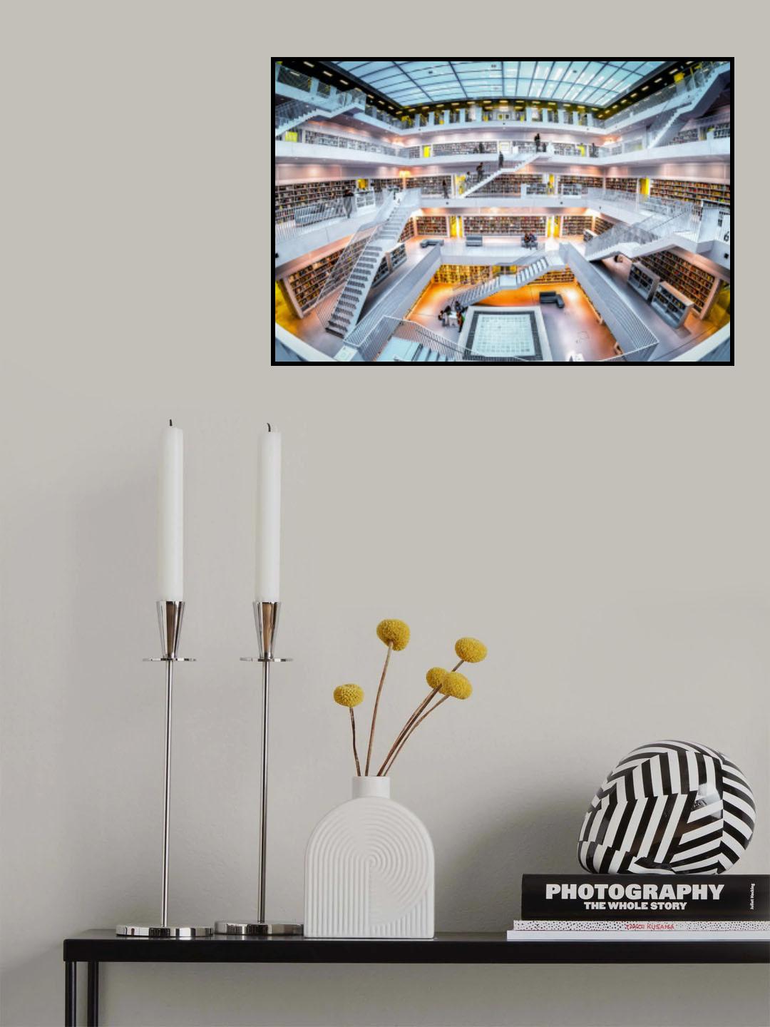 Library Poster och Canvastavla
