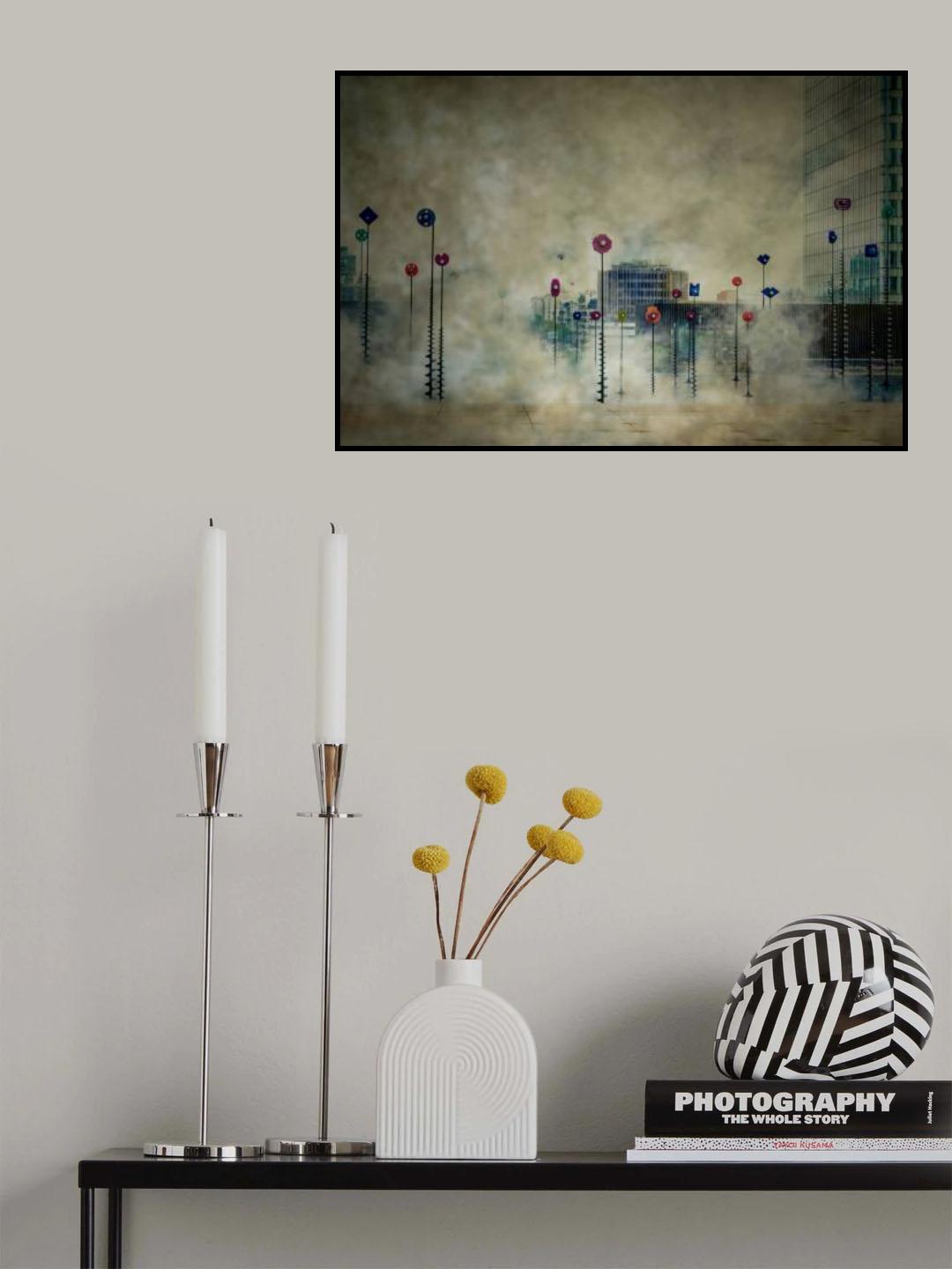 Modern buildings Poster och Canvastavla